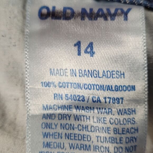 Old Navy Jeans Womens 14 Blue Distressed Wash Straight Mid Rise Jean (31… - Picture 12 of 12